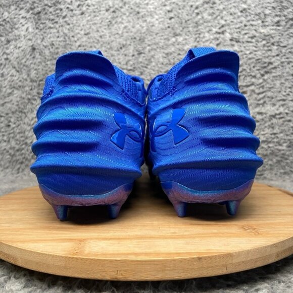 Under Armour Blue 2 MC Suede Football Size 8.5 Men Blue 3027978-400 main image 3